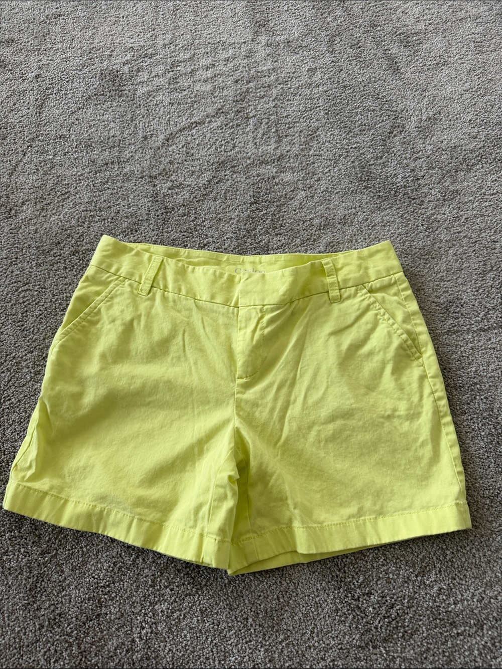 Caslon Neon Yellow Women's Bermuda Shorts